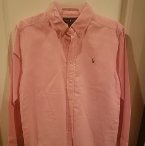 Boys Ralph Lauren pink long sleeve Size 14